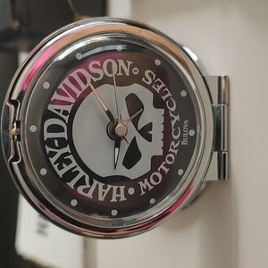 HARLEY DAVIDSON - WILLIE G TRAVEL CLOCK - BULOVA